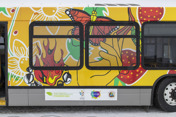 A photo of the Maamawe art bus