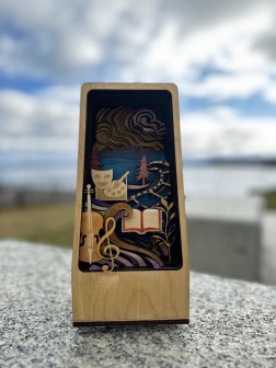 Front view of Award