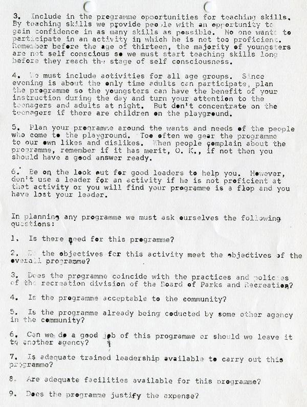 A continuation of the program planning guide