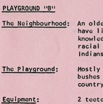 A purple paper with typed text