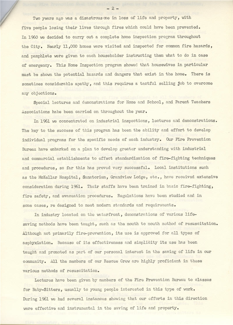1961 Annual Report page 2